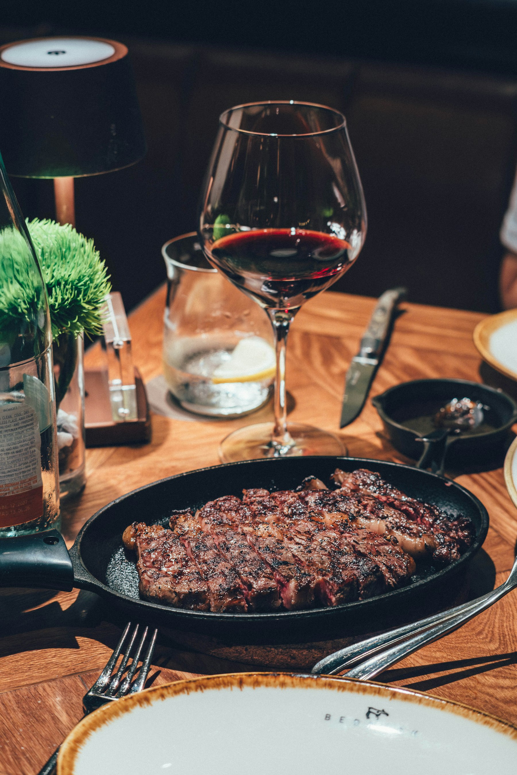 Hanger steak with frites